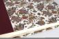 Preview: Fotoalbum florentinische Palmwedel in bordeaux und gold